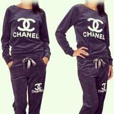 chanel sweat suit for cheap|chanel sweatshirt pullovers.